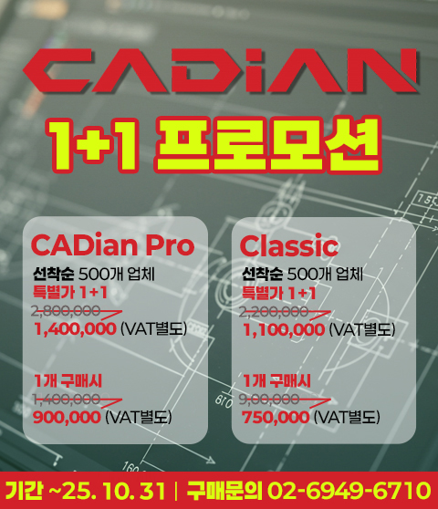 CADian 캐디안 1+1